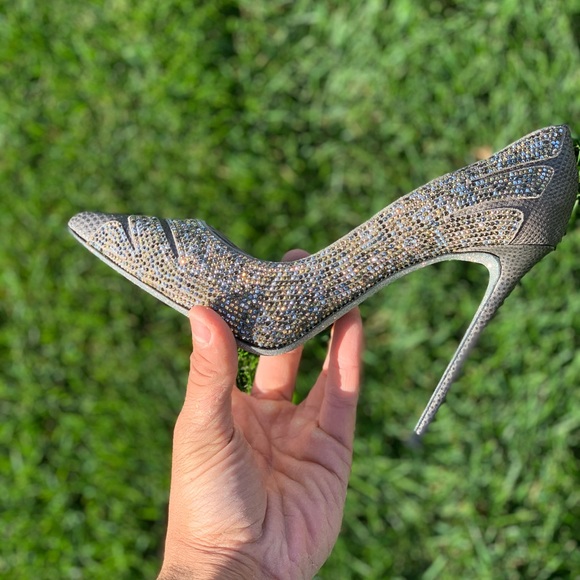 SOLD  | Rene Caovilla Crystal Lizard Stiletto Pump - Picture 6 of 7